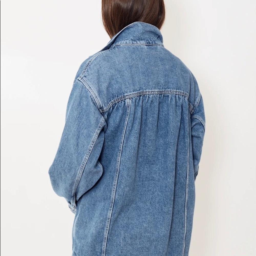 Ganni Blue Jean Jacket - Picture 4 of 6